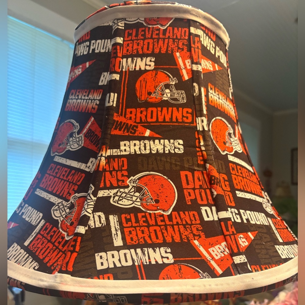 Cleveland Browns Themed Lamp Shade